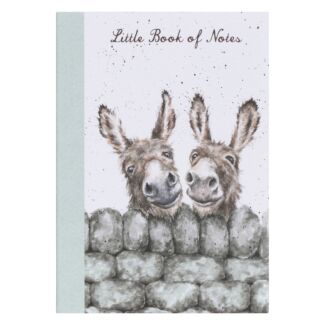 ‘Hee Haw’ Donkey A6 White Notebook