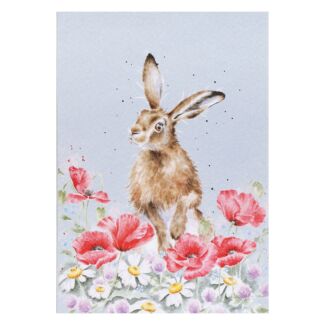 Field of Flowers Hare A6 Notebook