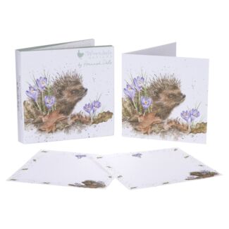 Set Of 12 ‘New Beginnings’ Hedgehog Notecards