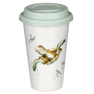 Turtle Porcelain Travel Mug