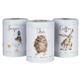 The Country Set Tea, Coffee & Sugar Canisters