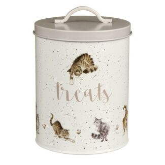 Round Cat Treat Tin