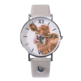 ‘Moooo’ Cow Leather Watch