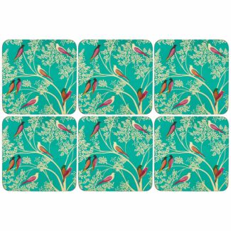 Chelsea Green Set of Six Coasters 