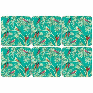 Chelsea Green Set of Six Coasters 