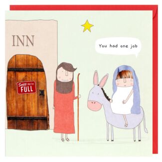 ‘One Job’ Nativity Christmas Card