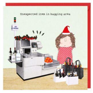 ‘Bagging Area’ Christmas Card