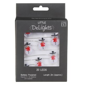 Snowman String LED Lights