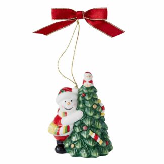 Christmas Tree 'Tree Hugger Snowman' Hanging Tree Ornament