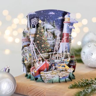 Christmas Harbour 3D Christmas Card