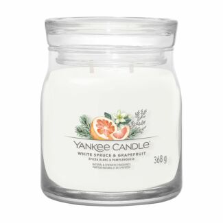 White Spruce & Grapefruit Signature Medium Jar Candle