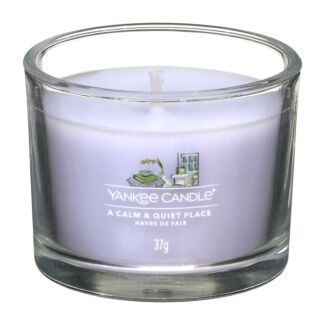 A Calm & Quiet Place Single Signature Filled Votive