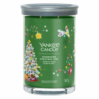 Shimmering Christmas Tree Signature Large Tumbler Candle