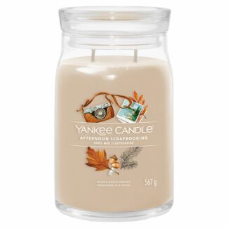 Afternoon Scrapbooking Signature Large Jar Candle