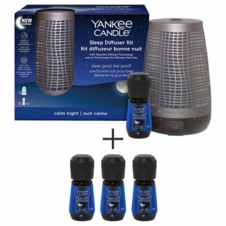 Calm Night Bronze Sleep Diffuser Starter Kit with 3 Refills