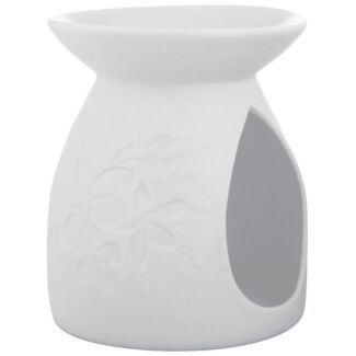Floral White Ceramic Wax Melts Warmer