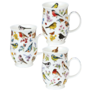 Bird Garden Suffolk Set of 3 Mugs