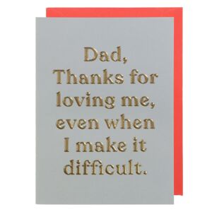 Thanks For Loving Me Father’s Day Card