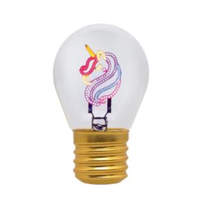 Bulb Fiction Unicorn Lightbulb Shaped Table Lamp