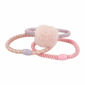 Assorted Set Of 3 Elastic Hairbands