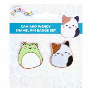 Cam & Wendy Set of 2 Pin Badges