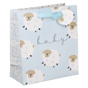 Stephanie Dyment Sheep Blue Medium Gift Bag