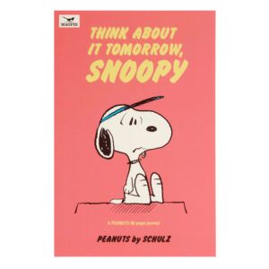 Peanuts Think About It Tomorrow Snoopy Journal