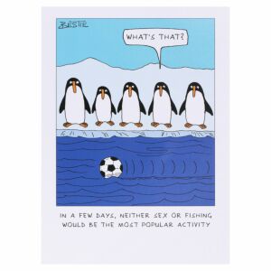 Bestie Popular Football Greetings Card