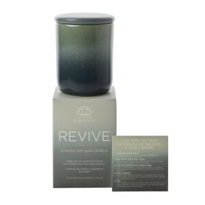 Serenity ‘Revive’ Ceramic Candle 120g Orange Blossom & Jasmine