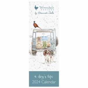 A Dog's Life 2024 Slim Calendar