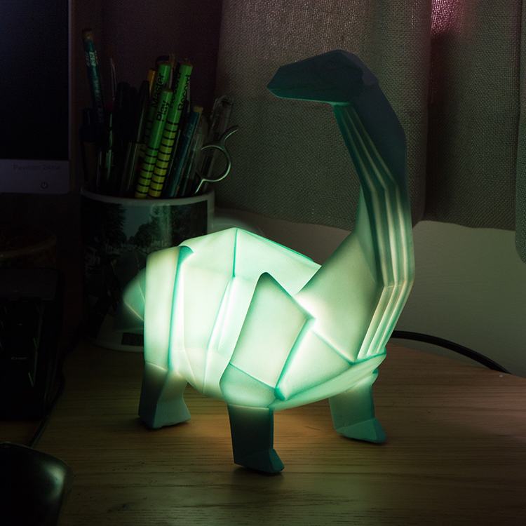 House Of Disaster Large Green Dinosaur Origami Lamp | Temptation Gifts House Of Disaster Large Green Dinosaur Origami Lamp | Temptation Gifts