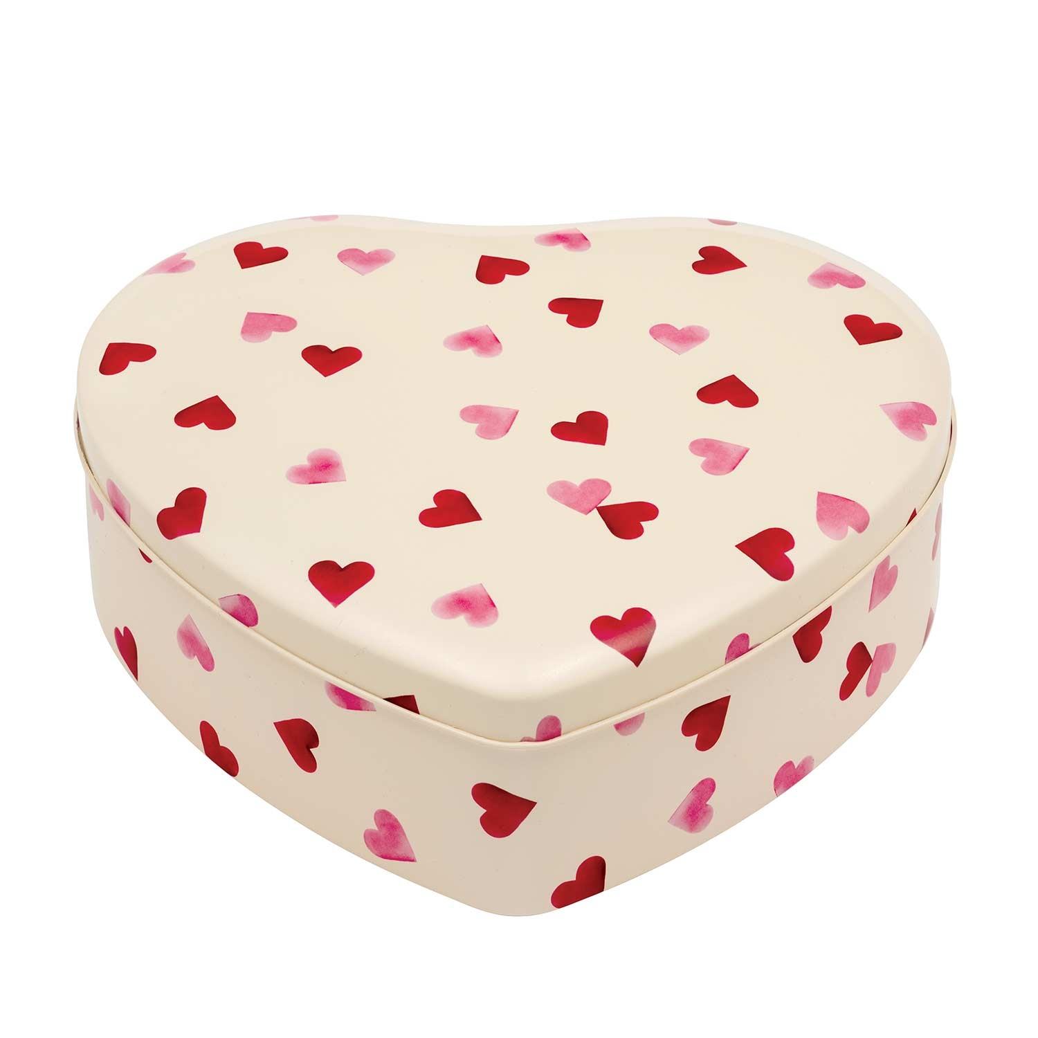 Merry Xmas Emma Heart Shaped Mini Tin Gift filled with mini coloured chocolates perfect card alternative for Emma Fun Festive Snowflakes Design