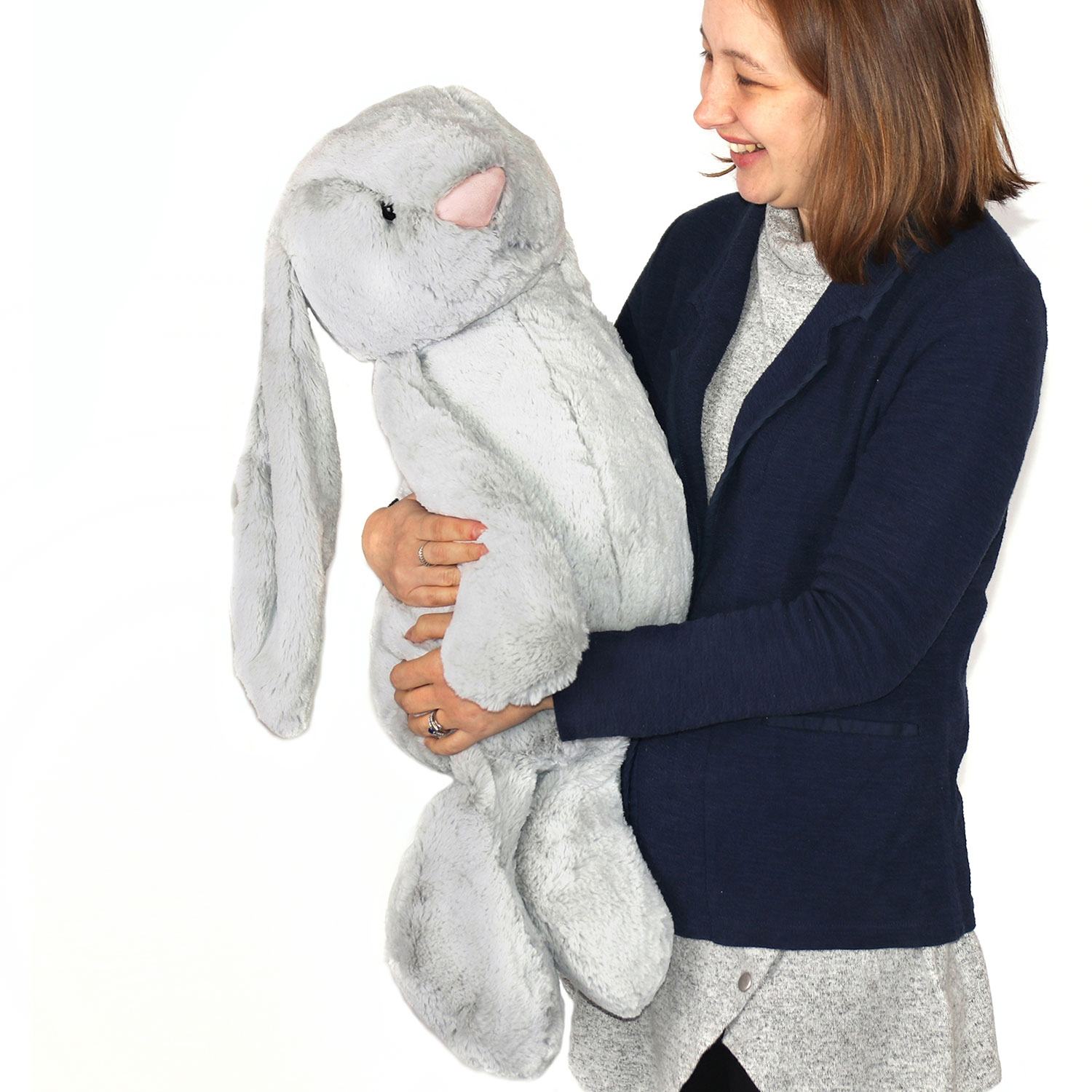 Jellycat Bashful Silver Bunny Really Big Temptation Gifts