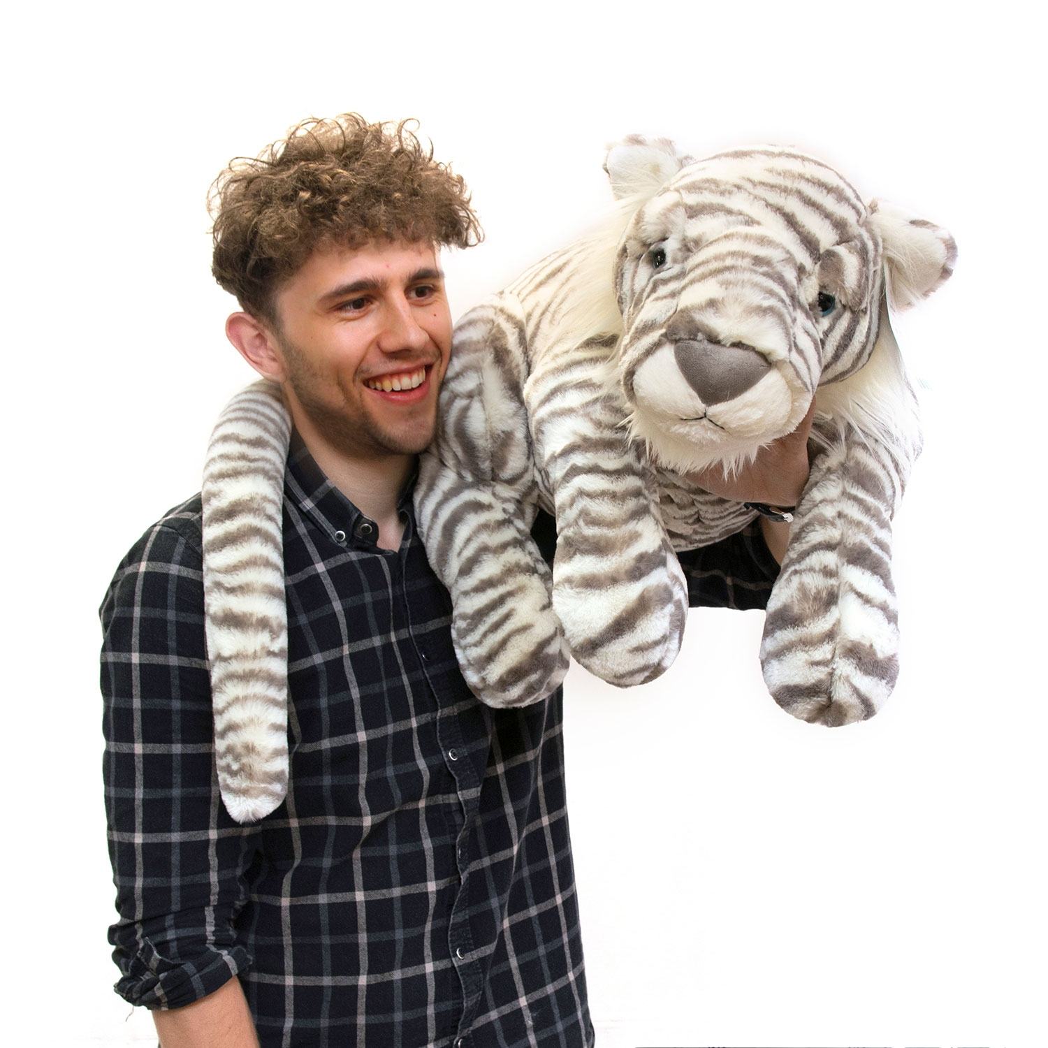 Jellycat Really Big Sacha Snow Tiger 