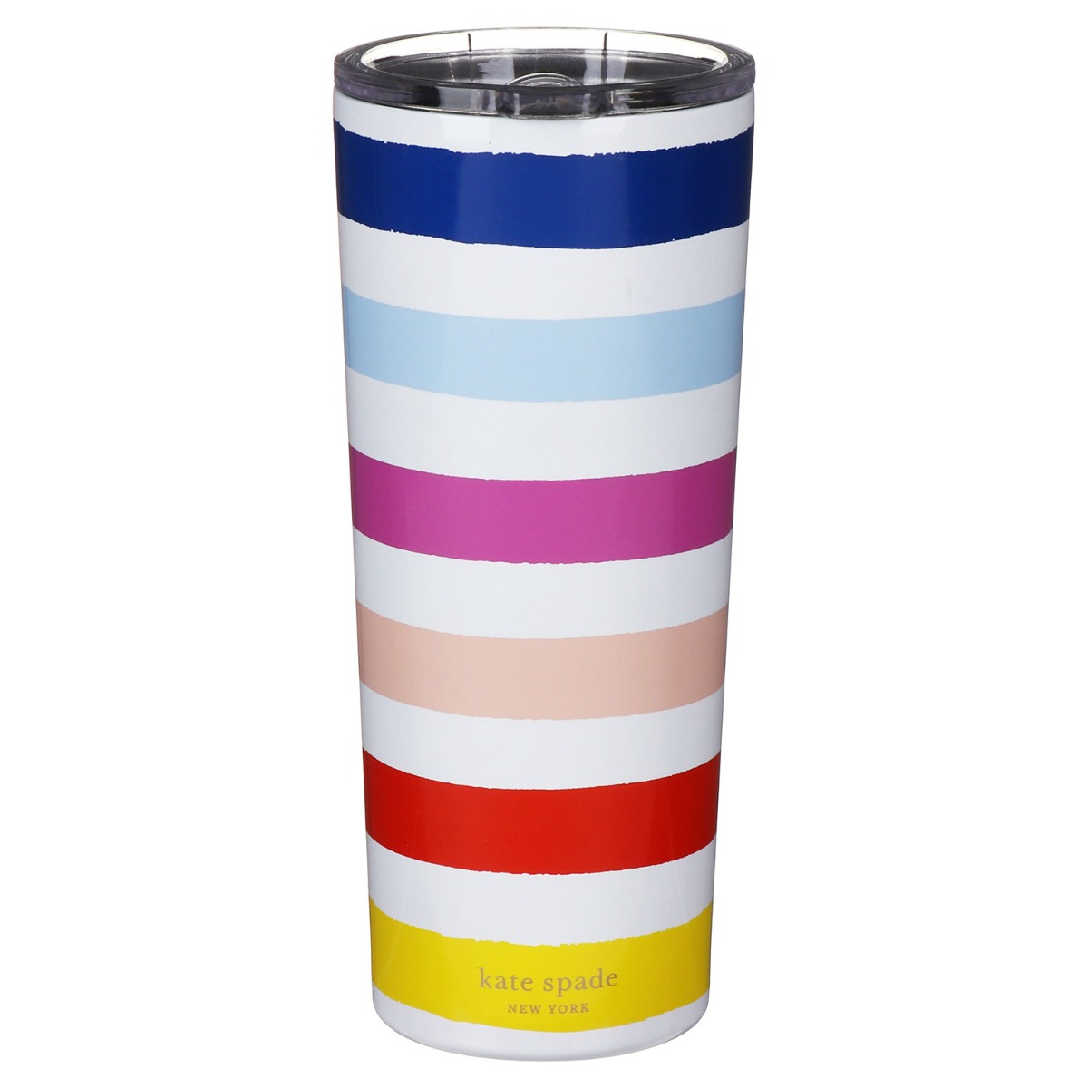 Kate Spade New York Candy Stripe Stainless Steel Tumbler | Temptation Gifts