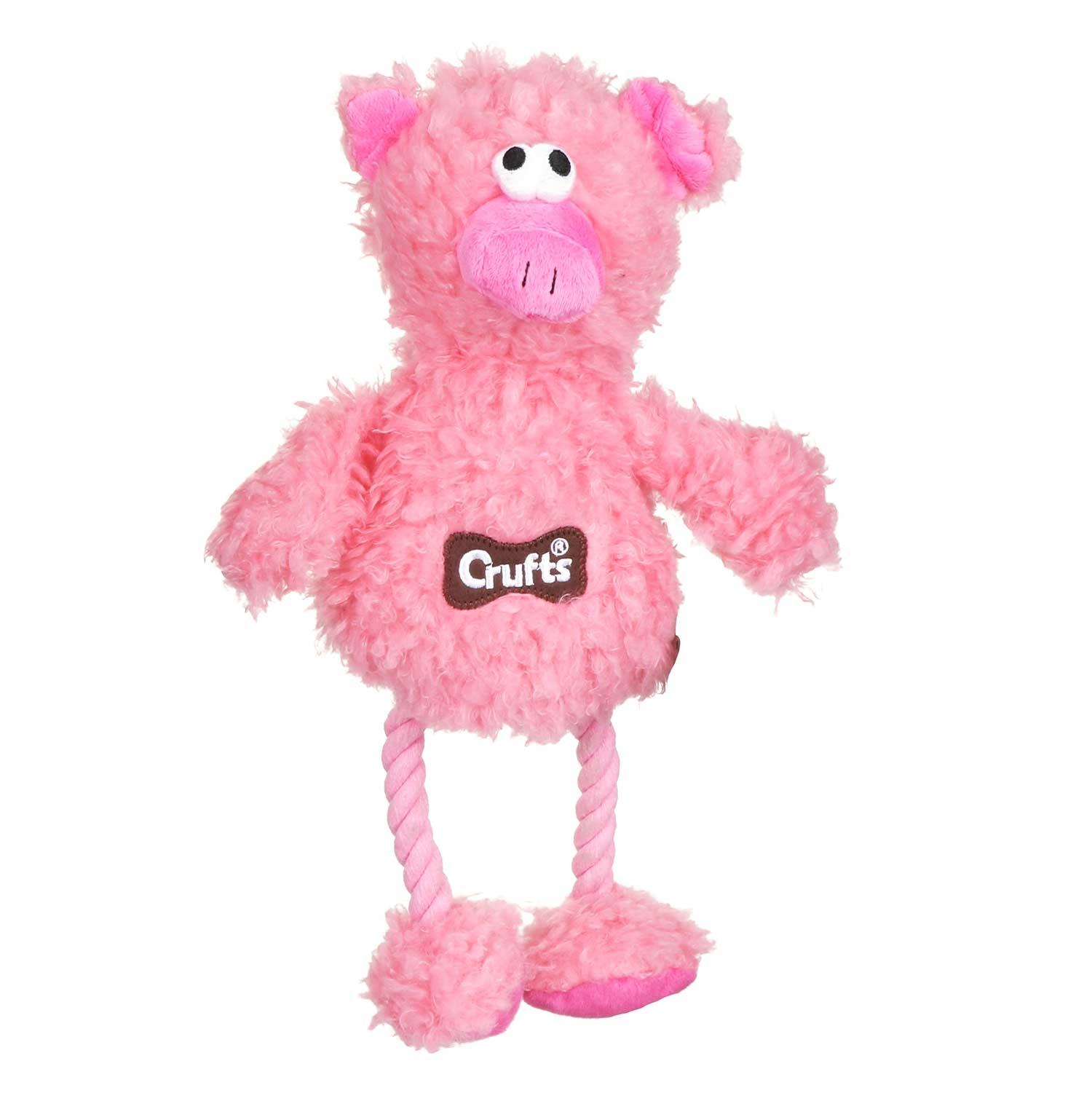 plush pig dog toy