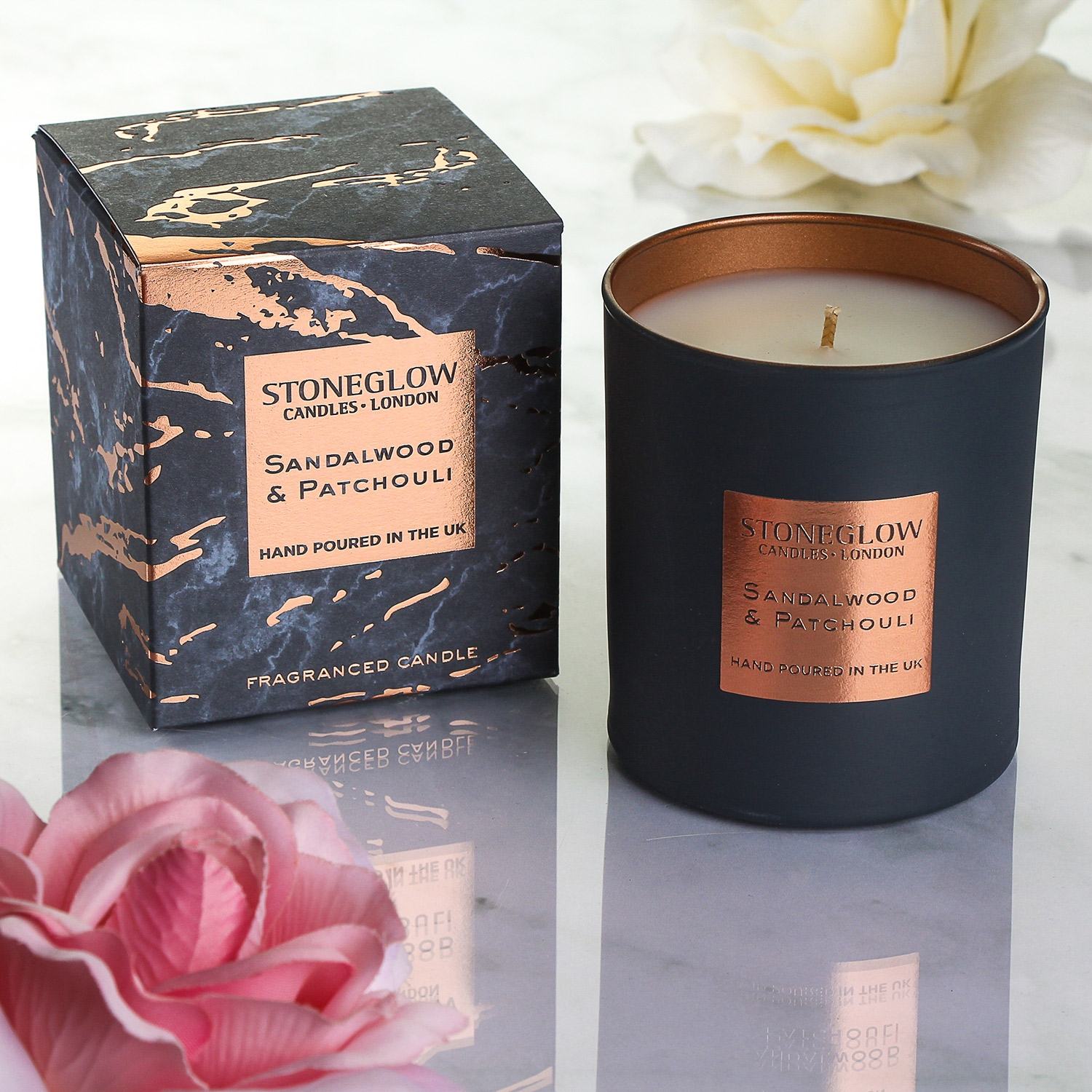 Stoneglow Luna Sandalwood & Patchouli Candle