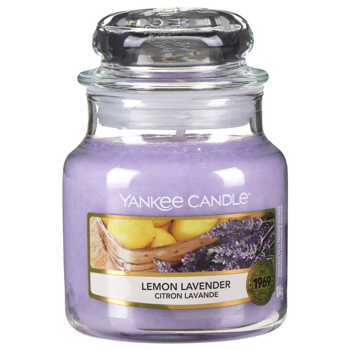 Yankee Candle Lemon Lavender Small Jar Candle Temptation Gifts