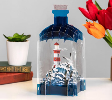 Alljoy Design Cards Keepsake Art Bottles