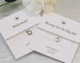 Wedding Sentiment Bracelets Collection from Carrie Elspeth