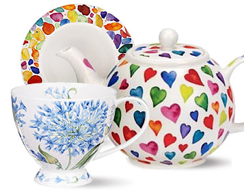 Dunoon Teapots and Tea Cups