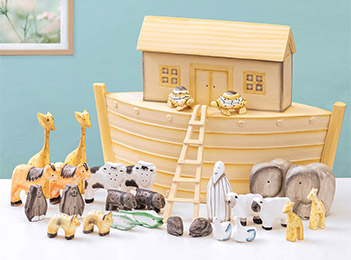 Noah's Ark and Nativity Sets from East of India