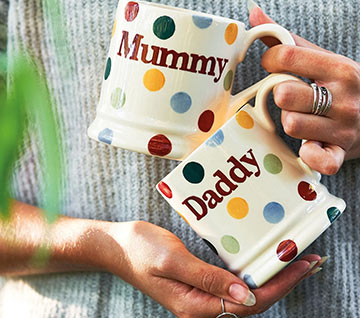 Emma Bridgewater Mum & Dad Mugs