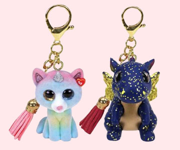 TY Resin Key Clips