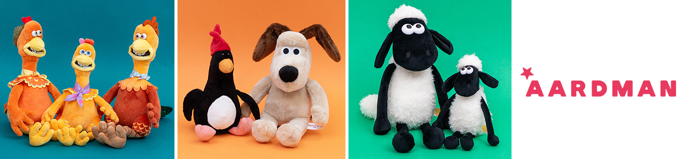 Aardman Animations Plush Toys and Gifts